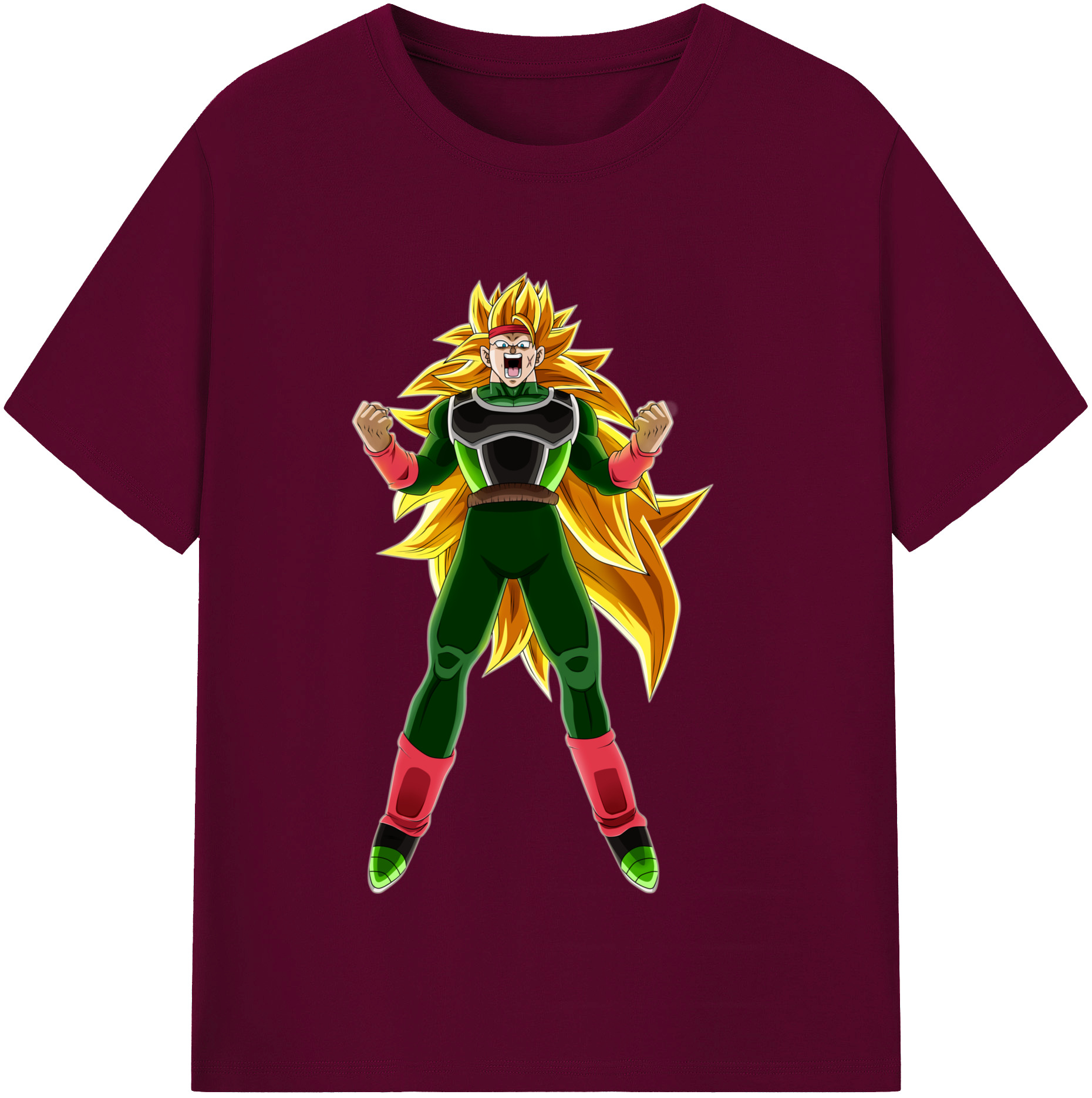 （画像用） ドラゴンボール ブロリー DRAGON BALL Broli レディースカジュアルプリントTシャツ（綿100％）